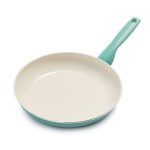 GreenPan Rio Gezonde Keramische Koekenpan met Antiaanbak van 26 cm, PFAS-vrij, Stay-Cool-handgreep, Ovenbestendig tot 160°C, Turkoois & Crème