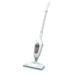 Black+Decker FSMH13E10-QS Stoombezem Steam Mop Deluxe (1300W, stoomreiniger voor hygiënische reiniging, grote accessoireset + uitneembare handstoomapparaat, eenvoudige bediening), 1 stuk