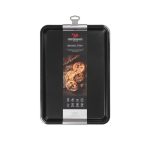 Tala Performance Bakplaat van koolstofstaal met Eclipse antiaanbaklaag, grote ovenplaat voor bakken en roosteren, zwart, 39,4 x 26,8 x 2,1 cm