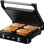 Beste tosti apparaat horeca Olvy XL Tosti Apparaat Panini Grill Snel Knipperen