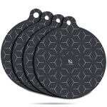 HI NATURE™ Inductie Beschermer set 4 Stuks - Inductie mat - Pannenonderzetter - Hittebestendig - Panbeschermers - Onderzetters Pannen - Inductie Afdekplaat - Afdekplaat Voor Kookplaat, Inductie Matjes